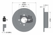 BDS1649 Brzdový kotouč BENDIX Braking