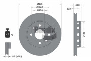 BDS2149 Brzdový kotouč BENDIX Braking