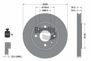 BDS1882 Brzdový kotouč BENDIX Braking