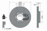 BDS1405 Brzdový kotouč BENDIX Braking