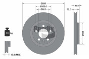BDS1017HC Brzdový kotouč BENDIX Braking
