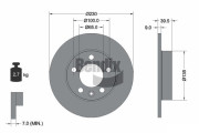 BDS1009 Brzdový kotouč BENDIX Braking