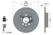BDS1635 Brzdový kotouč BENDIX Braking