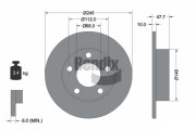 BDS1679 Brzdový kotouč BENDIX Braking