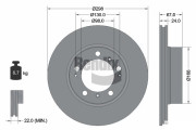 BDS2103 Brzdový kotouč BENDIX Braking