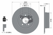 BDS2169 Brzdový kotouč BENDIX Braking