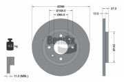 BDS1014 Brzdový kotouč BENDIX Braking