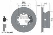 BDS1199 Brzdový kotouč BENDIX Braking