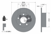 BDS1952 Brzdový kotouč BENDIX Braking