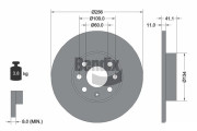 BDS2216 Brzdový kotouč BENDIX Braking
