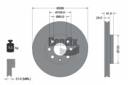 BDS1261 Brzdový kotouč BENDIX Braking