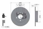 BDS1038 Brzdový kotouč BENDIX Braking