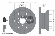 BDS1294 Brzdový kotouč BENDIX Braking