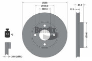 BDS1037 Brzdový kotouč BENDIX Braking