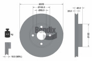 BDS1948 Brzdový kotouč BENDIX Braking