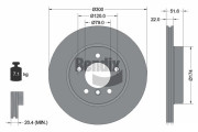 BDS1159HC Brzdový kotouč BENDIX Braking