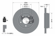 BDS1216 Brzdový kotouč BENDIX Braking