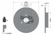 BDS1265 Brzdový kotouč BENDIX Braking