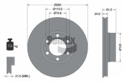 BDS1349 Brzdový kotouč BENDIX Braking