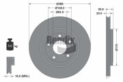 BDS1917 Brzdový kotouč BENDIX Braking