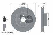 BDS1760HC Brzdový kotouč BENDIX Braking