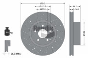 BDS1742HC Brzdový kotouč BENDIX Braking