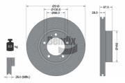 BDS1544LHC Brzdový kotouč BENDIX Braking