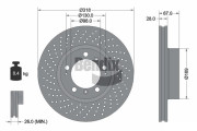 BDS1544RHC Brzdový kotouč BENDIX Braking