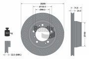 BDS2043HC Brzdový kotouč BENDIX Braking