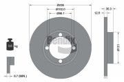 BDS1388 Brzdový kotouč BENDIX Braking