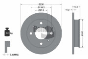 BDS2085 Brzdový kotouč BENDIX Braking