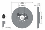 BDS1889 Brzdový kotouč BENDIX Braking