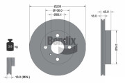 BDS1102 Brzdový kotouč BENDIX Braking