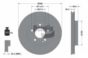 BDS1054HC Brzdový kotouč BENDIX Braking