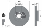 BDS1184HC Brzdový kotouč BENDIX Braking