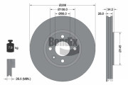 BDS1286 Brzdový kotouč BENDIX Braking