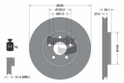 BDS1775HC Brzdový kotouč BENDIX Braking