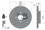 BDS1719 Brzdový kotouč BENDIX Braking