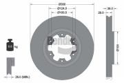 BDS2060 Brzdový kotouč BENDIX Braking