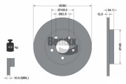 BDS1360 Brzdový kotouč BENDIX Braking