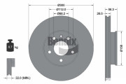 BDS1281 Brzdový kotouč BENDIX Braking
