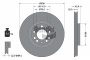BDS1046HC Brzdový kotouč BENDIX Braking