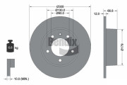 BDS1053 Brzdový kotouč BENDIX Braking