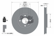 BDS1001 Brzdový kotouč BENDIX Braking