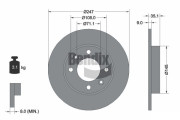 BDS1056 Brzdový kotouč BENDIX Braking