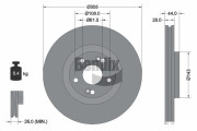 BDS1403 Brzdový kotouč BENDIX Braking