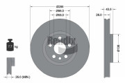 BDS1090 Brzdový kotouč BENDIX Braking