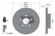 BDS1352 Brzdový kotouč BENDIX Braking