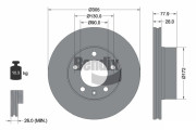 BDS1083 Brzdový kotouč BENDIX Braking
