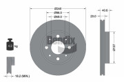 BDS1085 Brzdový kotouč BENDIX Braking